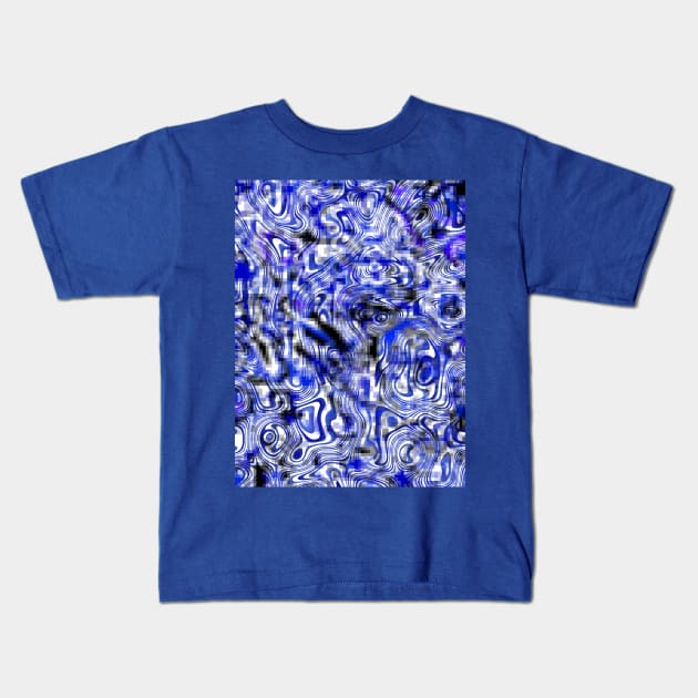 PIXEL Abstract Designs Kids T-Shirt by SartorisArt1